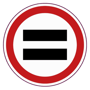 No unauthorised vehicles road sign