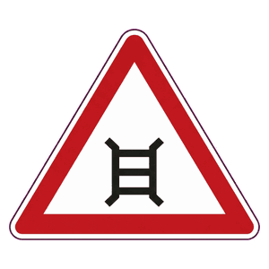 Motor gate road sign