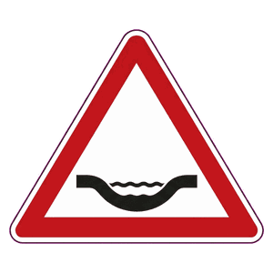Drift road sign